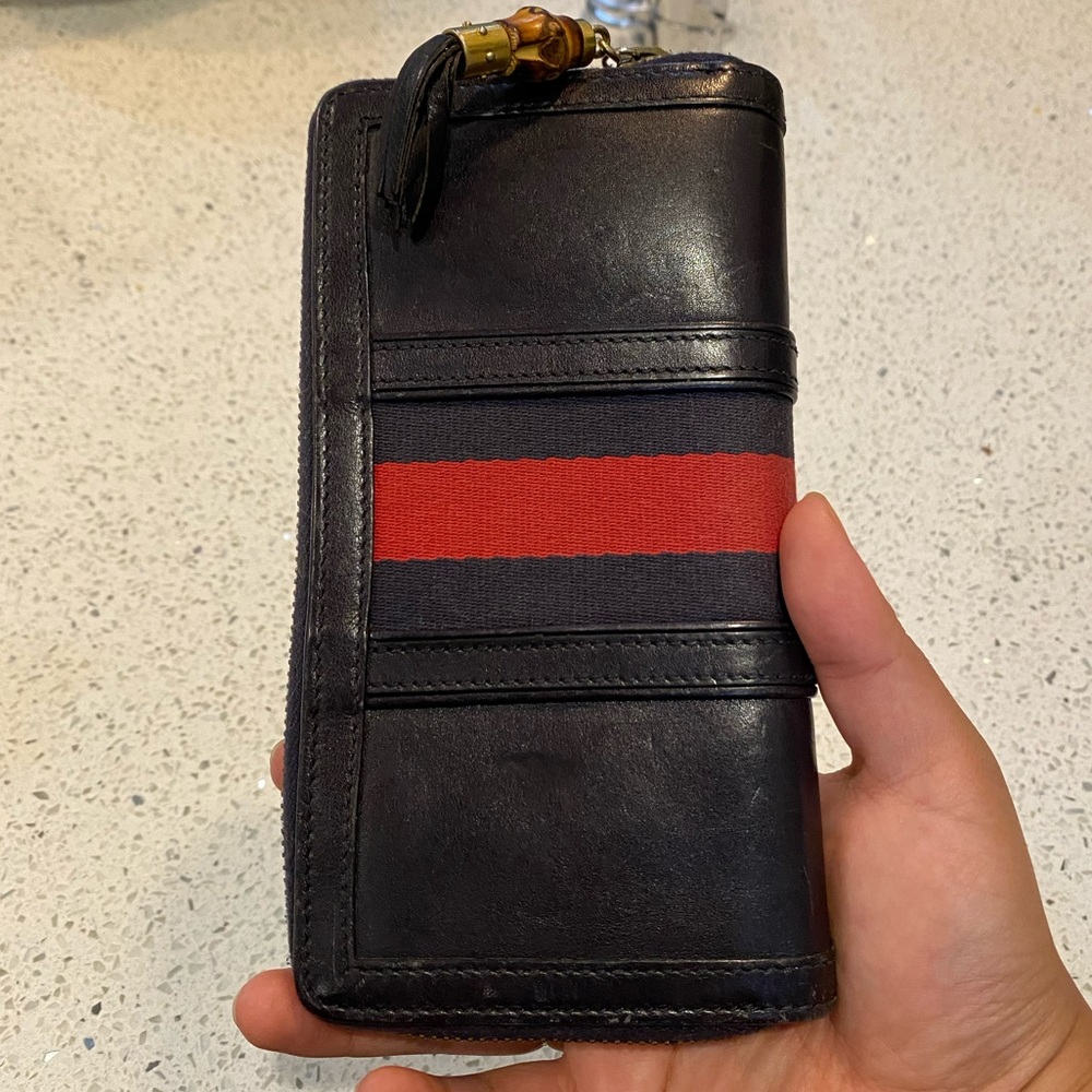 Gucci classic bamboo wallet